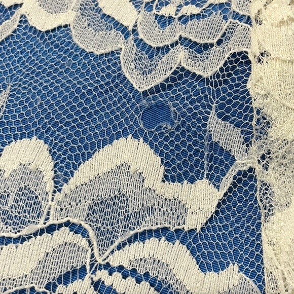 Handmade Vintage Costume Floral Lace Dress - Picture 12 of 15